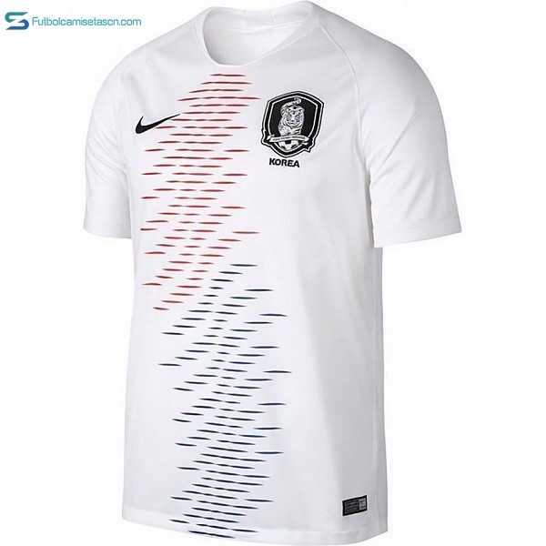 Camiseta Corea 2ª 2018 Blanco